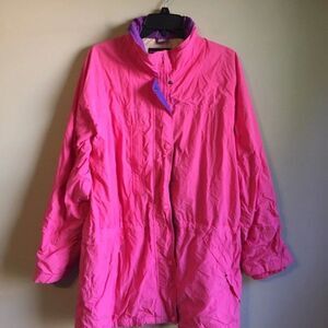 Eddie Bauer large pink vintage jacket